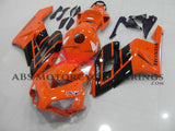 Orange and Black RCV Fairing Kit for a 2004 & 2005 Honda CBR1000RR motorcycle