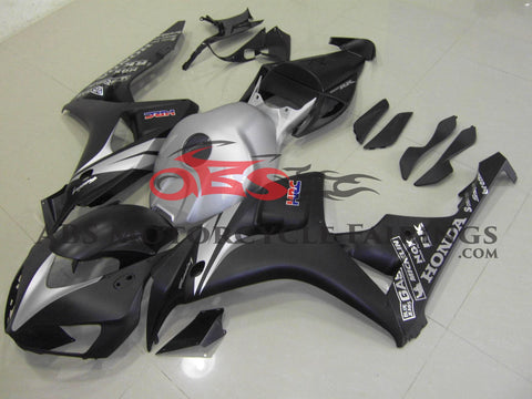 Honda CBR1000RR (2006-2007) Matte Black & Silver Fairings
