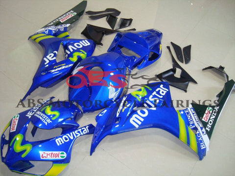 Honda CBR1000RR (2006-2007) Blue & Green MOVISTAR Fairings