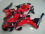 Red and Black Fairing Kit for a 2006 & 2007 Honda CBR1000RR motorcycle