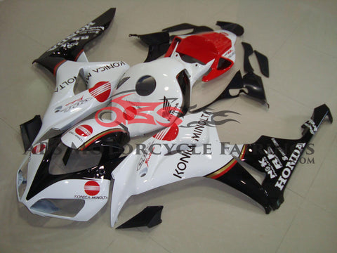 Honda CBR1000RR (2006-2007) White, Black & Red Konica Minolta Fairings