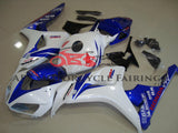 White and Blue HRC Fairing Kit for a 2006 & 2007 Honda CBR1000RR motorcycle
