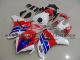 Red, White and Blue TT Legends Fairing Kit for a 2008, 2009, 2010 & 2011 Honda CBR1000RR motorcycle