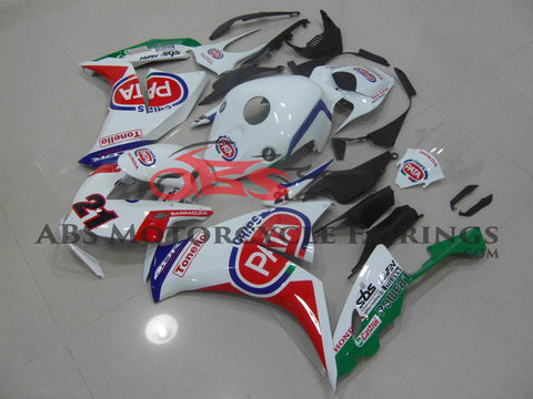 Honda CBR1000RR (2012-2016) White, Red, Green & Blue PATA Fairings