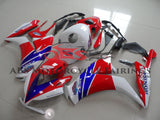 White, Red and Blue TT Legends Fairing Kit for a 2012, 2013, 2014, 2015 & 2016 Honda CBR1000RR motorcycle