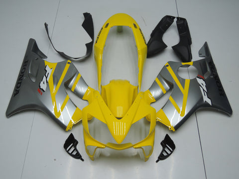 Honda CBR600F4i (2004-2007) Yellow, Silver, White & Red Fairings