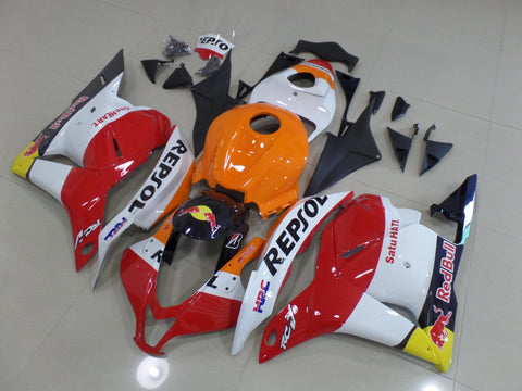 Honda CBR600RR (2009-2012)  Red, White & Orange RedBull Repsol Fairings