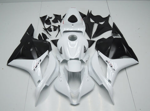 HONDA CBR600RR (2009-2012) WHITE & MATTE BLACK FAIRINGS