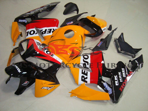 Honda CBR600RR (2005-2006) Orange, Black & Red Repsol Race Fairings