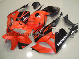 Orange and Black Fairing Kit for a 2005, 2006 Honda CBR600RR motorcycle