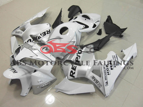 Honda CBR600RR (2005-2006) White & Silver Repsol Fairings