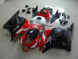 Red, White, Matte Black and Dark Blue Fairing Kit for a 2009, 2010, 2011 & 2012 Honda CBR600RR motorcycle