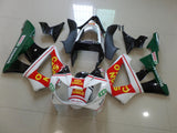 White, Red, Yellow, Black and Green San Carlo Fairing Kit for a 2000 and 2001 Honda CBR900RR 929 motorcycle