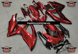 Candy Apple Red Fairing Kit for a 2008, 2009, & 2010 Suzuki GSX-R600 motorcycle