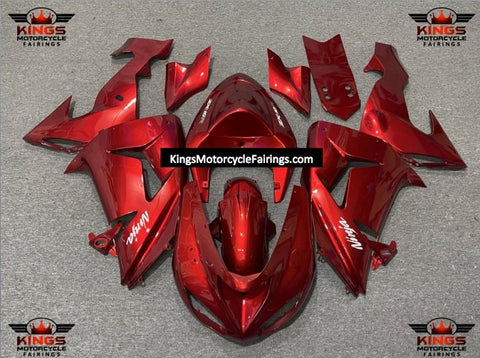 Candy Red Fairing Kit for a 2006 & 2007 Kawasaki ZX-10R motorcycle