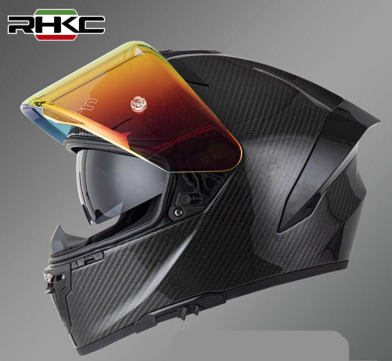 Carbon Fiber 3k RHKC Motorcycle Helmet