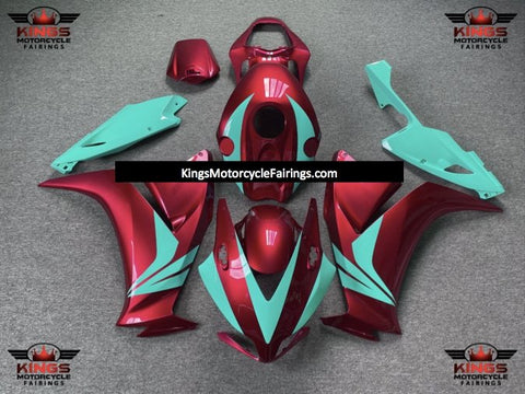Honda CBR1000RR (2012-2016) Dark Red & Turquoise Blue Fairings