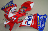 Red, White and Blue FILAFairing Kit for a 1994, 1995, 1996, 1997, 1998, 1999, 2000, 2001, 2002 & 2003 Ducati 748 motorcycle