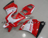 Red and White Corse Fairing Kit for a 1994, 1995, 1996, 1997, 1998, 1999, 2000, 2001, 2002 & 2003 Ducati 748 motorcycle