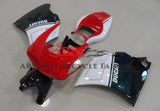 Red, White, Green, Black and Gold Fairing Kit for a 1998, 1999, 2000, 2001, & 2002 Ducati 996 motorcycle