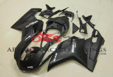 Matte Black and White Corse Fairing Kit for a 2007, 2008, 2009, 2010, 2011 & 2012 Ducati 1198 motorcycle