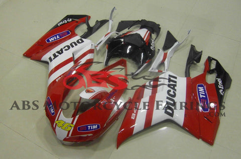 Ducati 1098 (2007-2012) Red, White, Black & Yellow Tim #46 Fairings