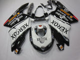 Black and White XEROX Fairing Kit for a 2003 & 2004 Ducati 749 motorcycle.