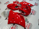 All Red Fairing Kit for a 1998, 1999, 2000, 2001, & 2002 Ducati 996 motorcycle