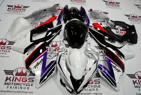 Kawasaki Ninja 400 Fairings (2018-2023) White, Black, Purple, Red at KingsMotorcycleFairings.com