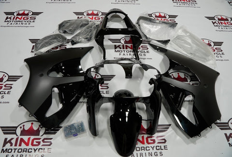Fairing Kit for Kawasaki ZZR600 (2005-2008) Black & Matte Black at KingsMotorcycleFairings.com