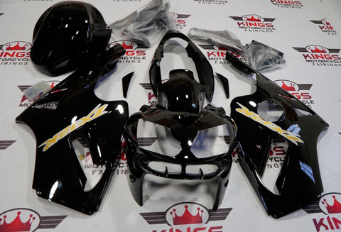 Kawasaki Ninja ZX12R Fairings (2002-2006) Black, Gold at KingsMotorcycleFairings.com