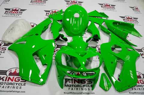 Fairing kit for a KAWASAKI NINJA ZX12R (2002-2006) Lime Green at KingsMotorcycleFairings.com