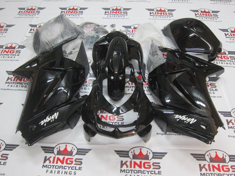 Fairing kit for a Kawasaki Ninja 250R (2008-2013) Black at KingsMotorcycleFairings.com
