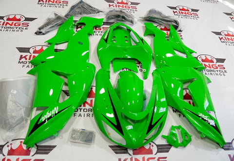 Fairing kit for a Kawasaki Ninja ZX10R (2006-2007) Green Arrow