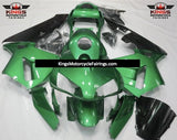 Green Fairing Kit for a 2003 and 2004 Honda CBR600RR motorcycle