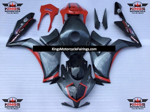 Honda CBR1000RR (2012-2016) Gray, Red & Black Fairings