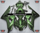 Green Candy Fairing Kit for a 2006 & 2007 Honda CBR1000RR motorcycle