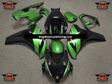 Green, Black and Silver Fairing Kit for a 2008, 2009, 2010 & 2011 Honda CBR1000RR motorcycle