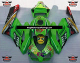 Green Shark Fairing Kit for a 2004 and 2005 Honda CBR1000RR motorcycle