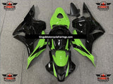 Green, Black and Silver Fairing Kit for a 2009, 2010, 2011 & 2012 Honda CBR600RR motorcycle