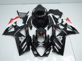 Black, White and Red Beacon Fairing Kit for a 2007 & 2008 Suzuki GSX-R1000 motorcycle
