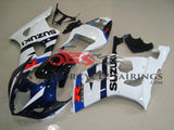 Dark Blue & White Fairing Kit for a 2003 & 2004 Suzuki GSX-R1000 motorcycle