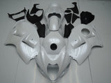 Pearl White Fairing Kit for a 1999, 2000, 2001, 2002, 2003, 2004, 2005, 2006, & 2007 Suzuki GSX-R1300 Hayabusa motorcycle