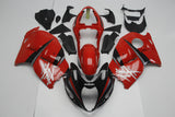 Black, Red and Gray Fairing Kit for a 1999, 2000, 2001, 2002, 2003, 2004, 2005, 2006, & 2007 Suzuki GSX-R1300 Hayabusa motorcycle