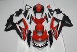 Red, Black, White, Silver and Matte Black Fairing Kit for a 2008, 2009, & 2010 Suzuki GSX-R600 motorcycle