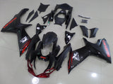 Matte Black, Red and White Fairing Kit for a 2011, 2012, 2013, 2014, 2015, 2016, 2017, 2018, 2019, 2020 & 2021 Suzuki GSX-R750 motorcycle