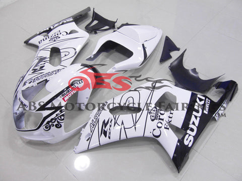 Suzuki GSXR600 (2000-2003) White & Black Corona Fairings
