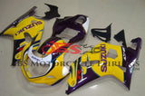 Yellow, Purple and White Fairing Kit for a 2000, 2001, 2002 & 2003 Suzuki GSX-R600 motorcycle