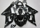Gloss Black Fairing Kit for a 2005 & 2006 Kawasaki ZX-6R 636 motorcycle