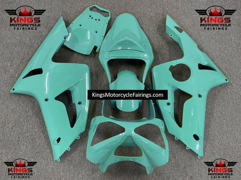 Fairing kit for a Kawasaki ZX6R 636 (2003-2004) Mint Green